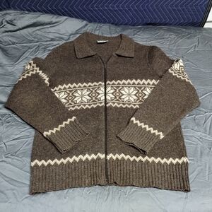 Norsewear wool cardigan size XL